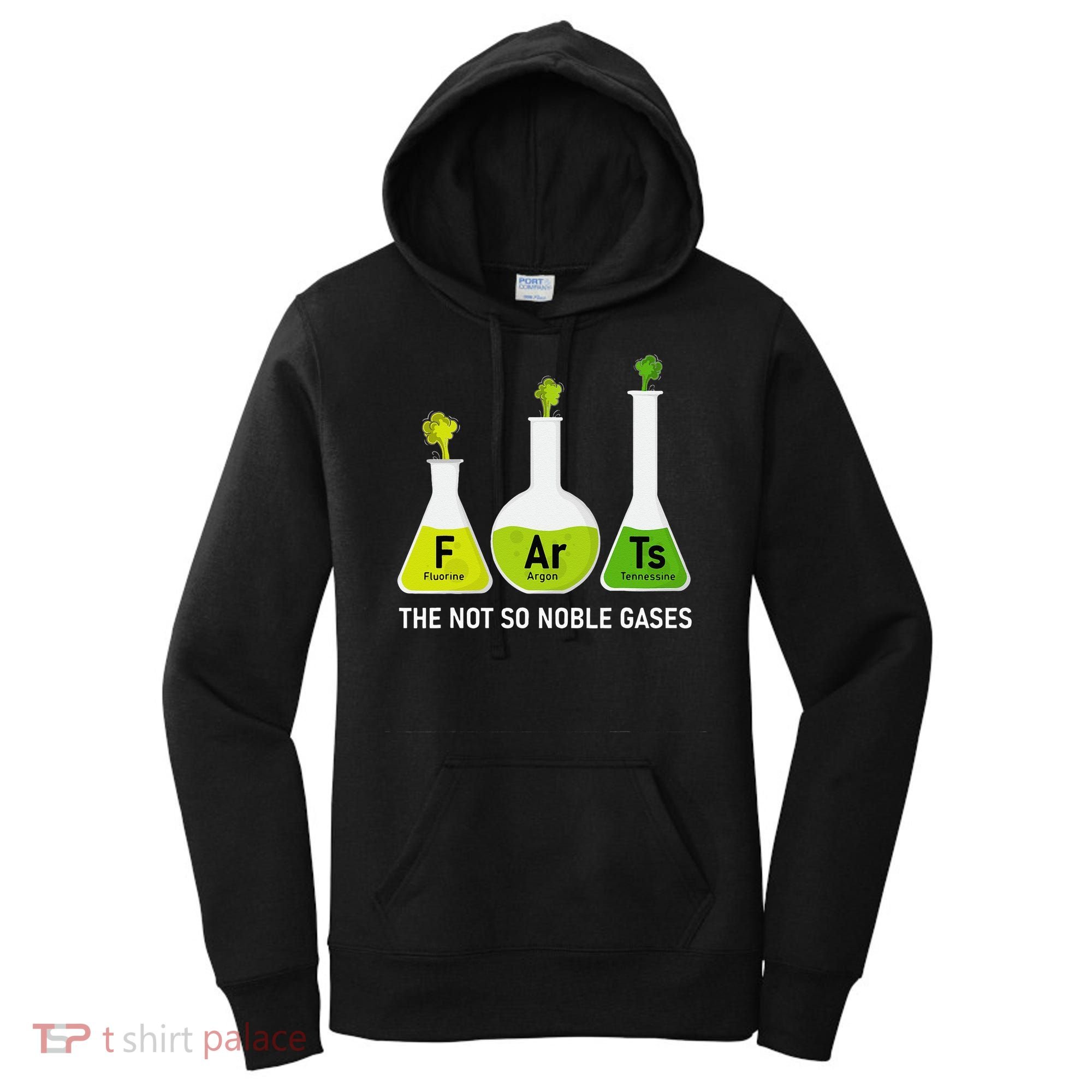 Farts The Not So Noble Gases Funny Chemistry Women's Hoodie