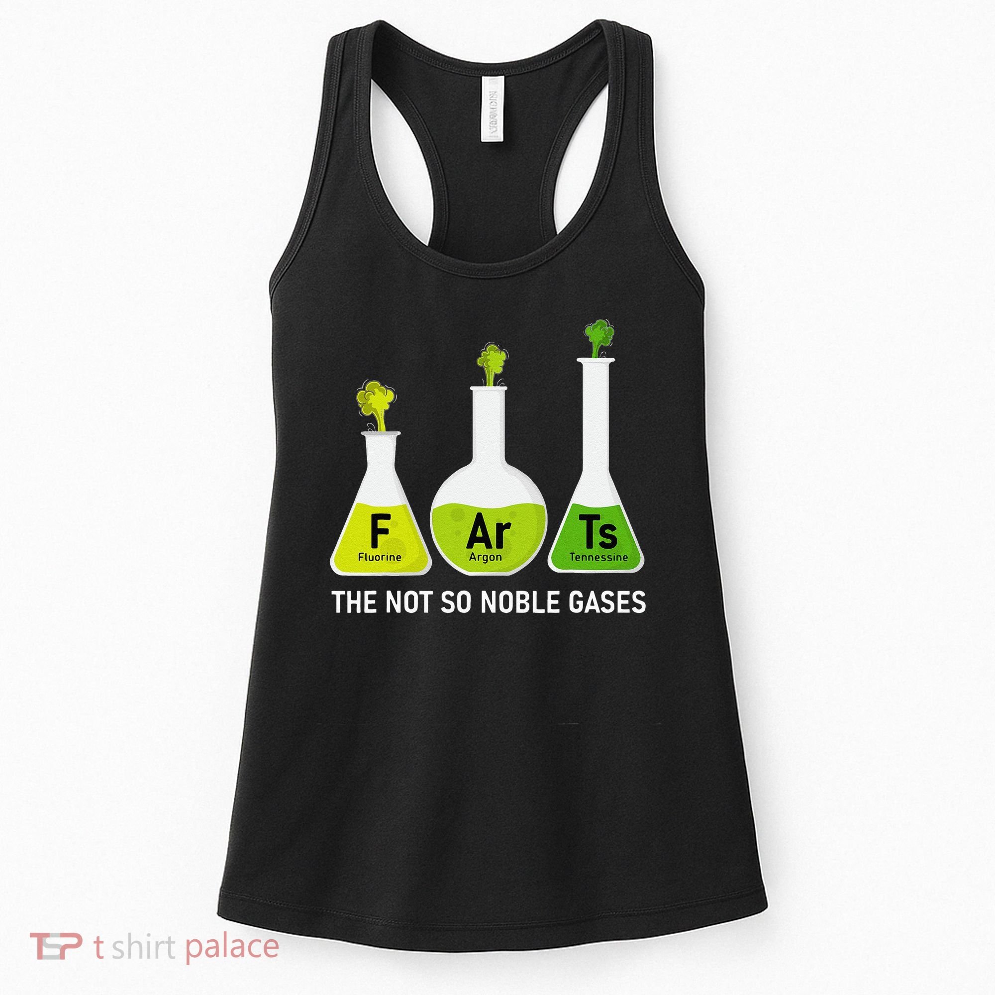 Farts The Not So Noble Gases Funny Chemistry Women's Tank Top