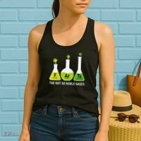 Farts The Not So Noble Gases Funny Chemistry Women's Tank Top thumb 2