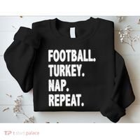 Football Turkey Nap Repeat Sweatshirt thumb 2