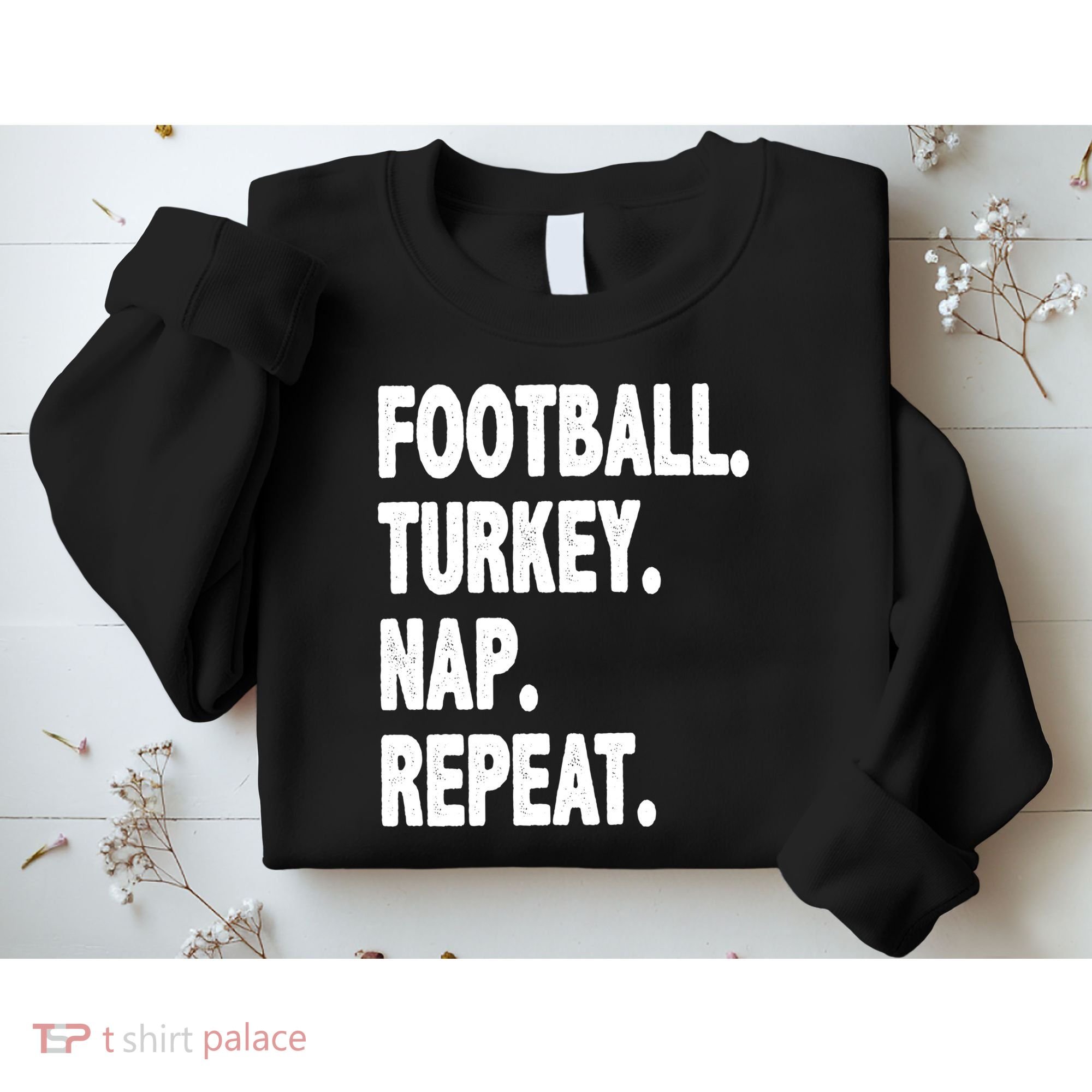 Football Turkey Nap Repeat Sweatshirt
