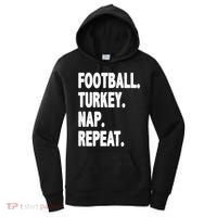 Football Turkey Nap Repeat Women's Hoodie thumb 0