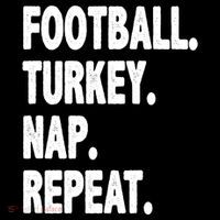 Football Turkey Nap Repeat Women's Hoodie thumb 2