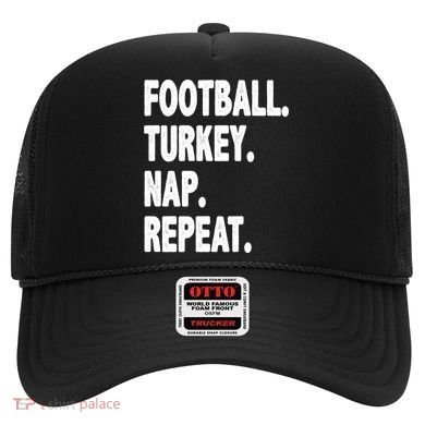 Football Turkey Nap Repeat Hat