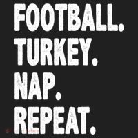 Football Turkey Nap Repeat Hat thumb 2