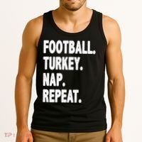 Football Turkey Nap Repeat Tank Top thumb 3