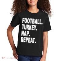 Football Turkey Nap Repeat Kids T-Shirt thumb 2