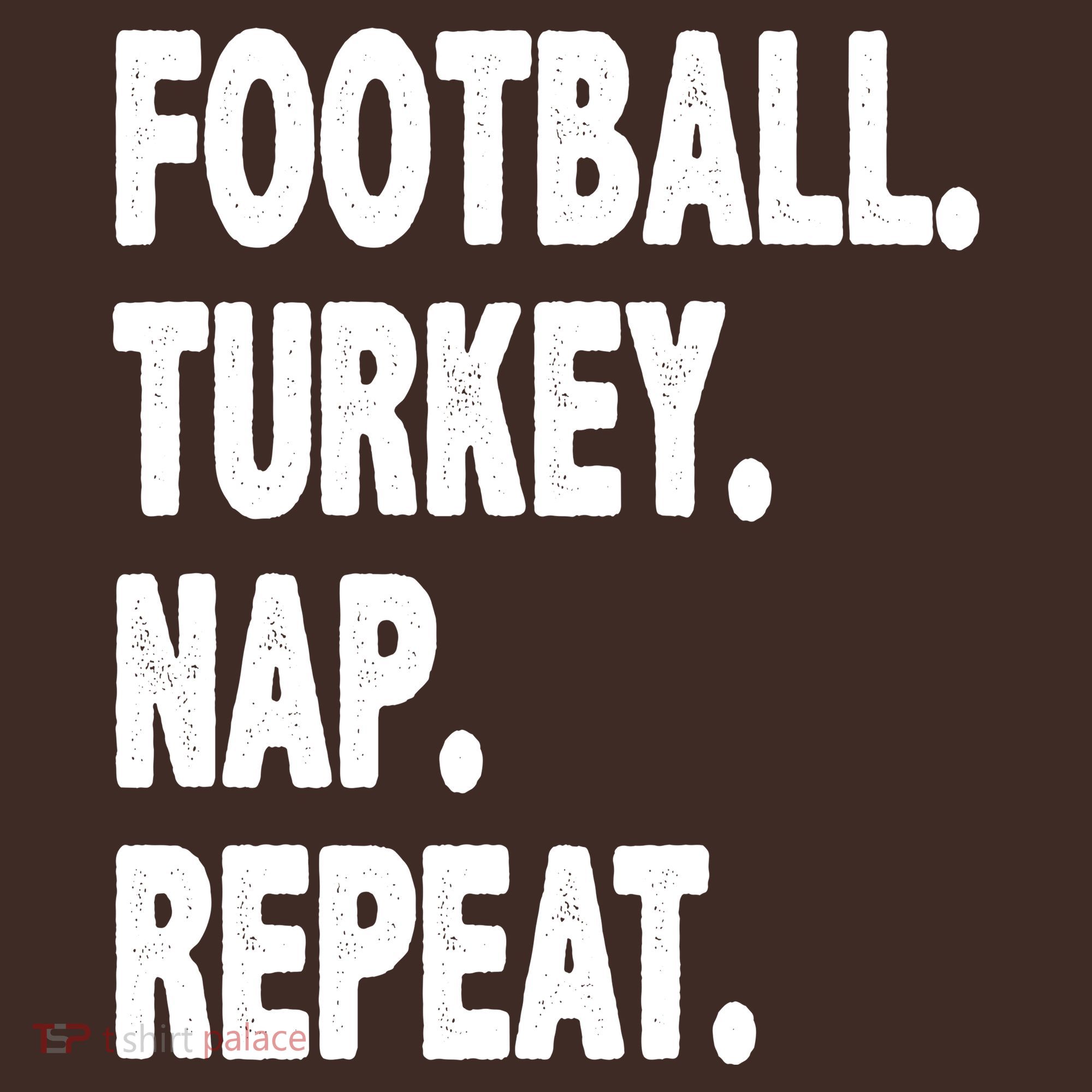 Football Turkey Nap Repeat Mousepad