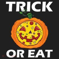 Funny Trick Or Eat Costume Pizza Face Halloween Gift Beanie thumb 2