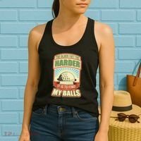 Funny The Older I Get The Harder It Is To Find My Balls Golfing Women's Tank Top thumb 2