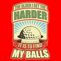 Funny The Older I Get The Harder It Is To Find My Balls Golfing Santa Hat thumb 1