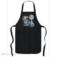 Funny Three Opossum Moon Apron thumb 0