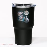Funny Three Opossum Moon Tumbler thumb 0