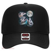 Funny Three Opossum Moon Hat thumb 0