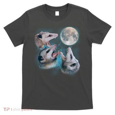 Funny Three Opossum Moon T-Shirt