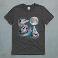 Funny Three Opossum Moon T-Shirt thumb 5