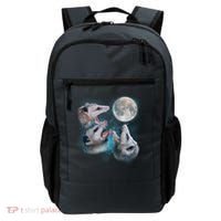 Funny Three Opossum Moon Backpack thumb 0