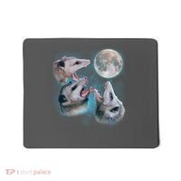 Funny Three Opossum Moon Mousepad thumb 0