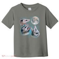Funny Three Opossum Moon Toddler T-Shirt thumb 0
