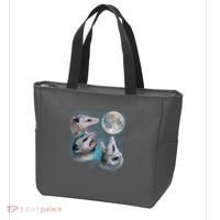 Funny Three Opossum Moon Tote Bag thumb 3