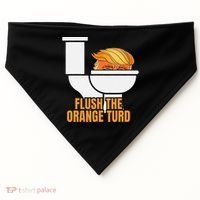 Flush The Orange Turd TrumpS Lawyer Called Him USA-Made Doggie Bandana thumb 0