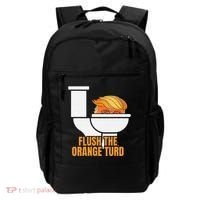 Flush The Orange Turd TrumpS Lawyer Called Him Backpack thumb 0