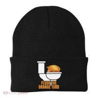 Flush The Orange Turd TrumpS Lawyer Called Him Beanie thumb 0