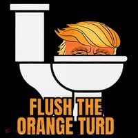Flush The Orange Turd TrumpS Lawyer Called Him Women's Hoodie thumb 2