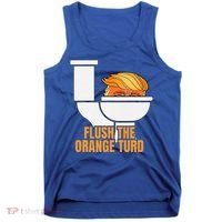 Flush The Orange Turd TrumpS Lawyer Called Him Tank Top thumb 0