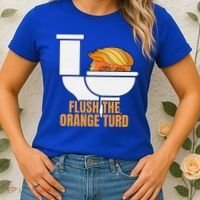 Flush The Orange Turd TrumpS Lawyer Called Him Women's T-Shirt thumb 2