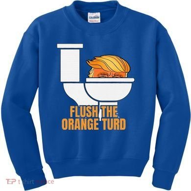 Flush The Orange Turd TrumpS Lawyer Called Him Kids Sweatshirt