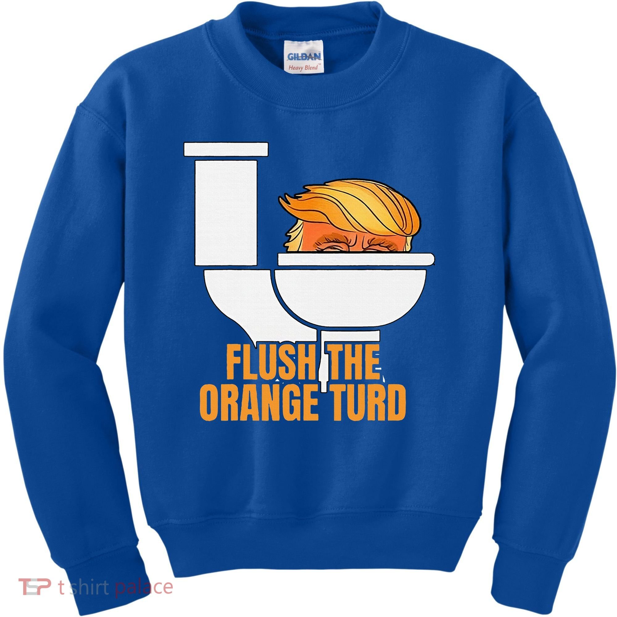Flush The Orange Turd TrumpS Lawyer Called Him Kids Sweatshirt