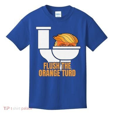 Flush The Orange Turd TrumpS Lawyer Called Him Kids T-Shirt