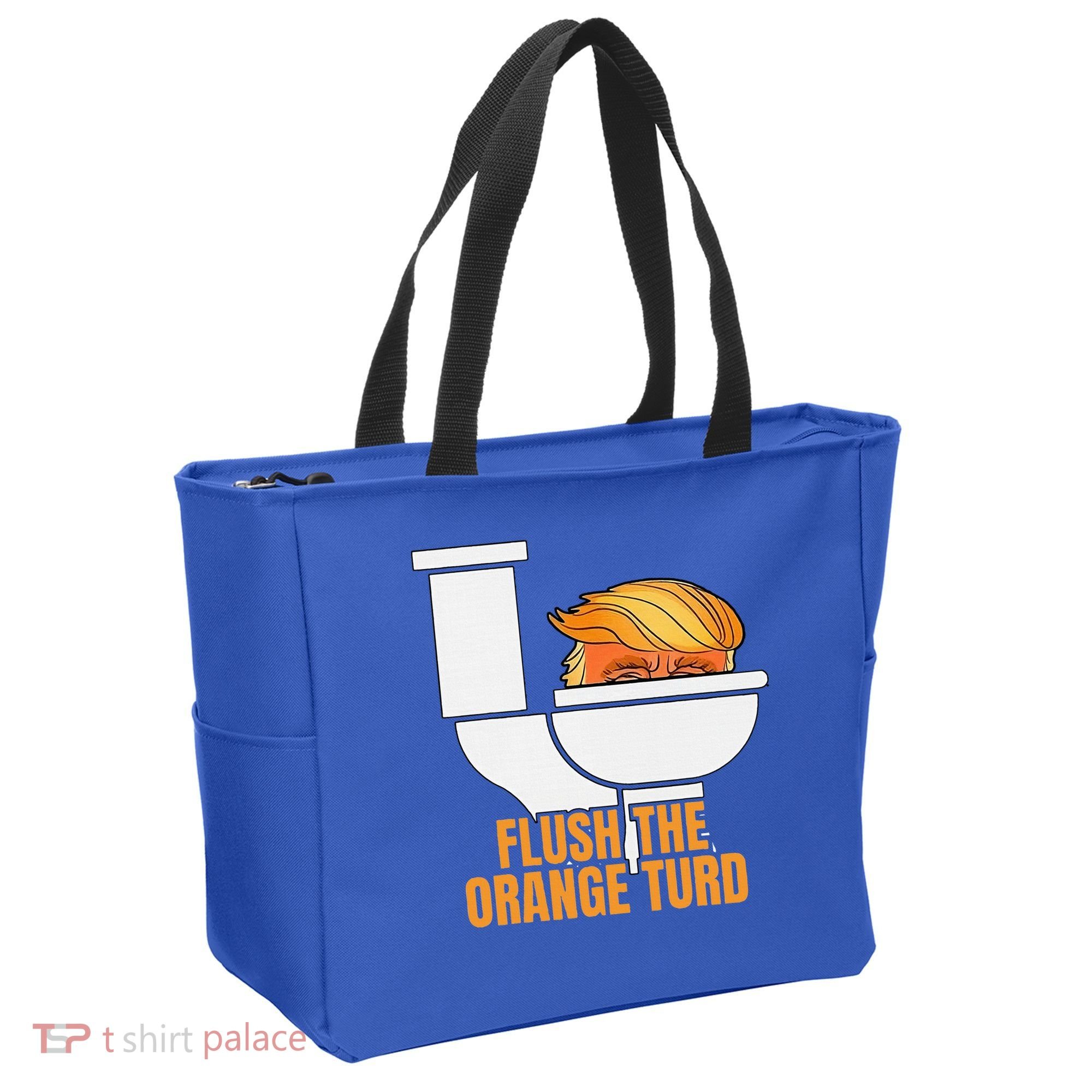 Flush The Orange Turd TrumpS Lawyer Called Him Tote Bag