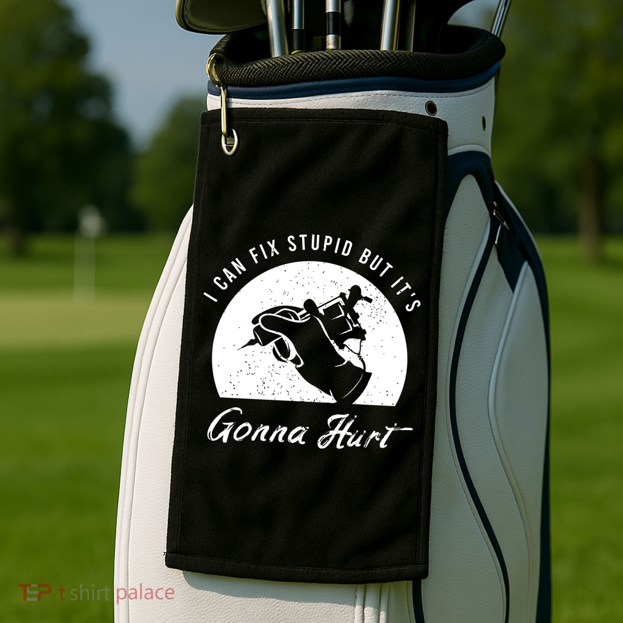 Funny Tattoo Outfit For A Tattoo Artist Cool Gift Golf Towel