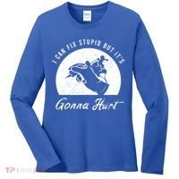 Funny Tattoo Outfit For A Tattoo Artist Cool Gift Women's Long Sleeve Shirt thumb 0