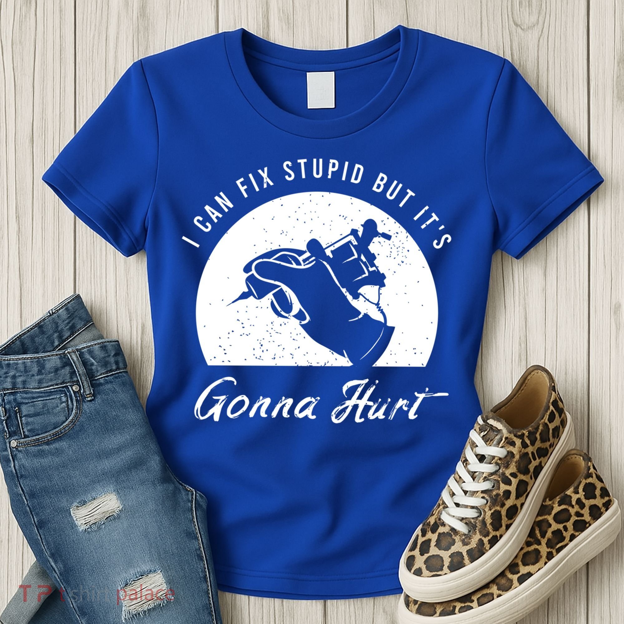 Funny Tattoo Outfit For A Tattoo Artist Cool Gift Women's T-Shirt