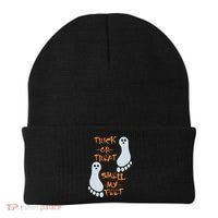 Funny Trick Or Treat Smell My Feet Halloween Beanie thumb 0