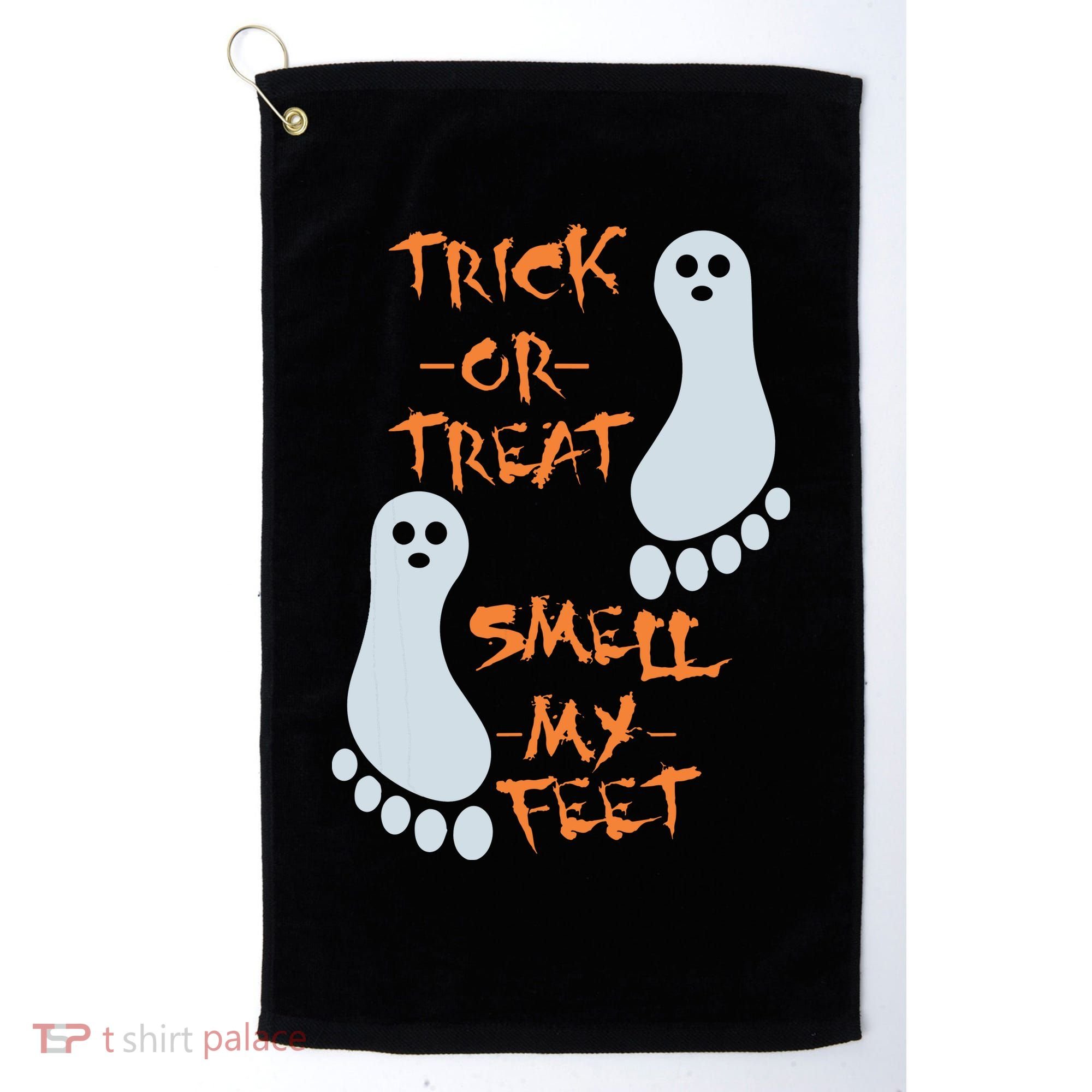 Funny Trick Or Treat Smell My Feet Halloween Golf Towel