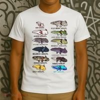 Funny Type Of Axolotls Funny Axolotl Lovers  T-Shirt thumb 3