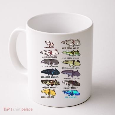 Funny Type Of Axolotls Funny Axolotl Lovers  Coffee Mug