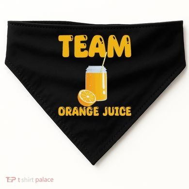 Funny Team Orange Juice Apparel Oranges USA-Made Doggie Bandana