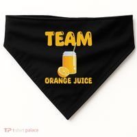 Funny Team Orange Juice Apparel Oranges USA-Made Doggie Bandana thumb 0