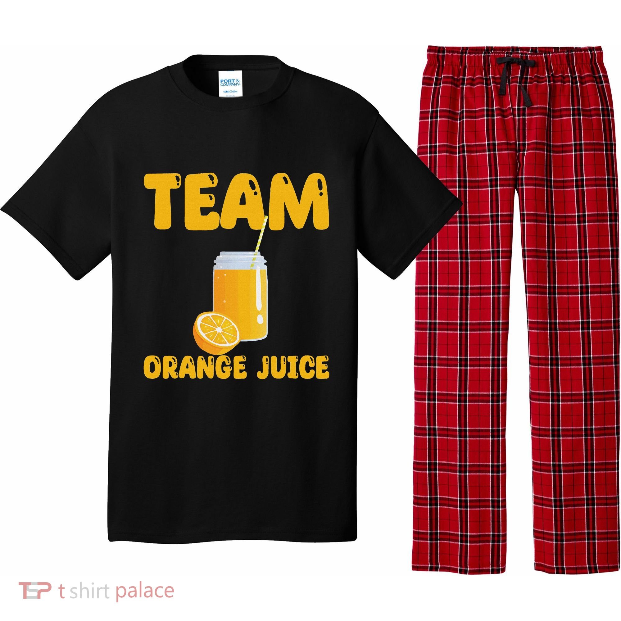 Funny Team Orange Juice Apparel Oranges Pajama Set