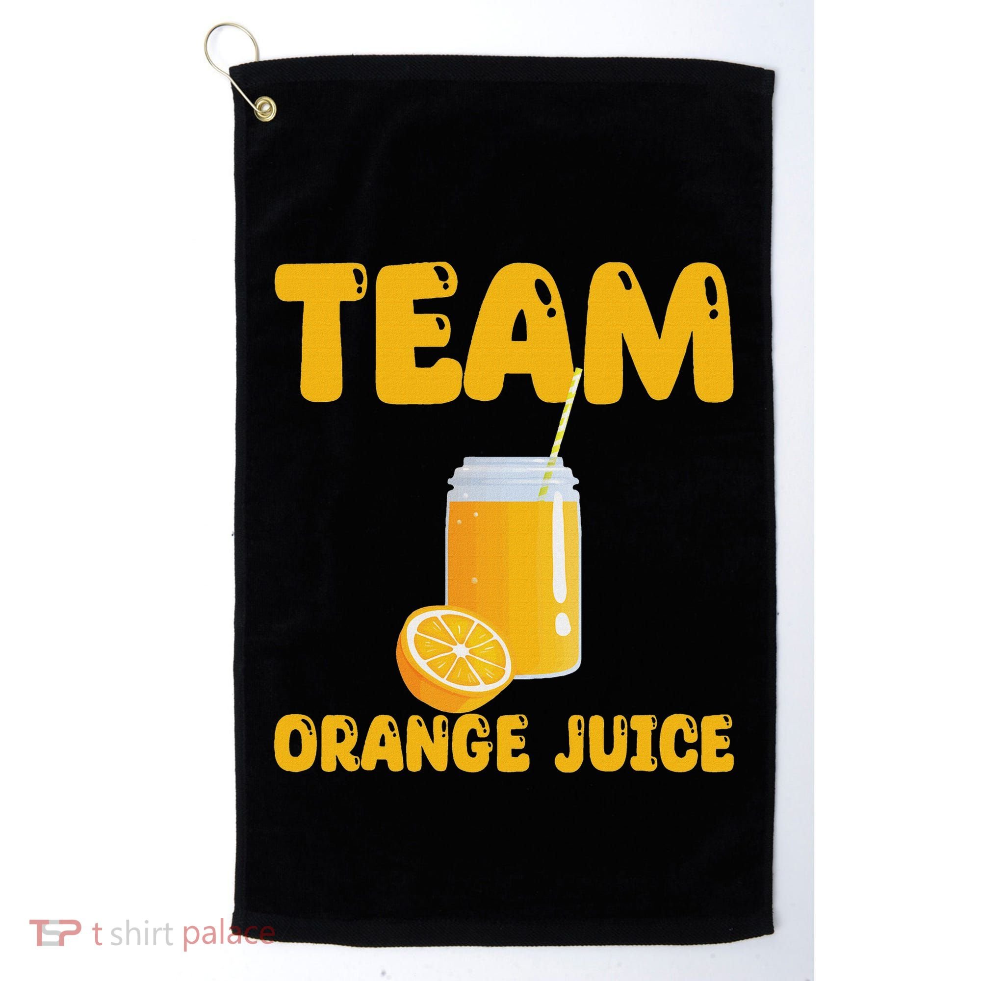 Funny Team Orange Juice Apparel Oranges Golf Towel