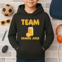 Funny Team Orange Juice Apparel Oranges Kids Hoodie thumb 2