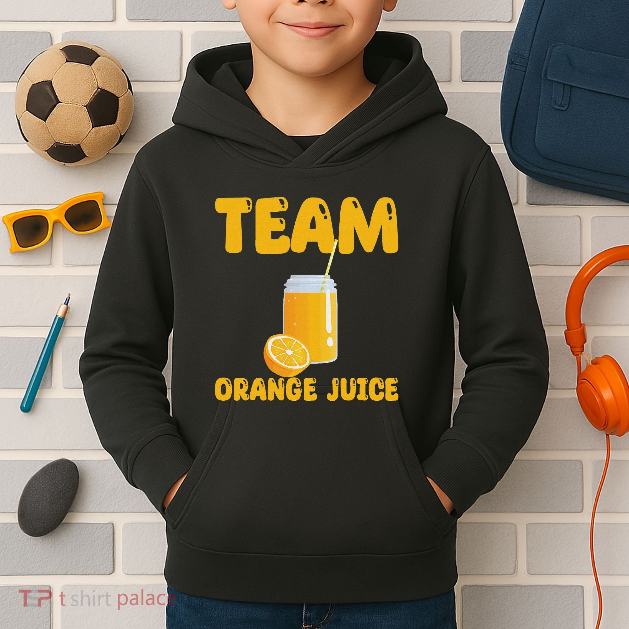 Funny Team Orange Juice Apparel Oranges Kids Hoodie