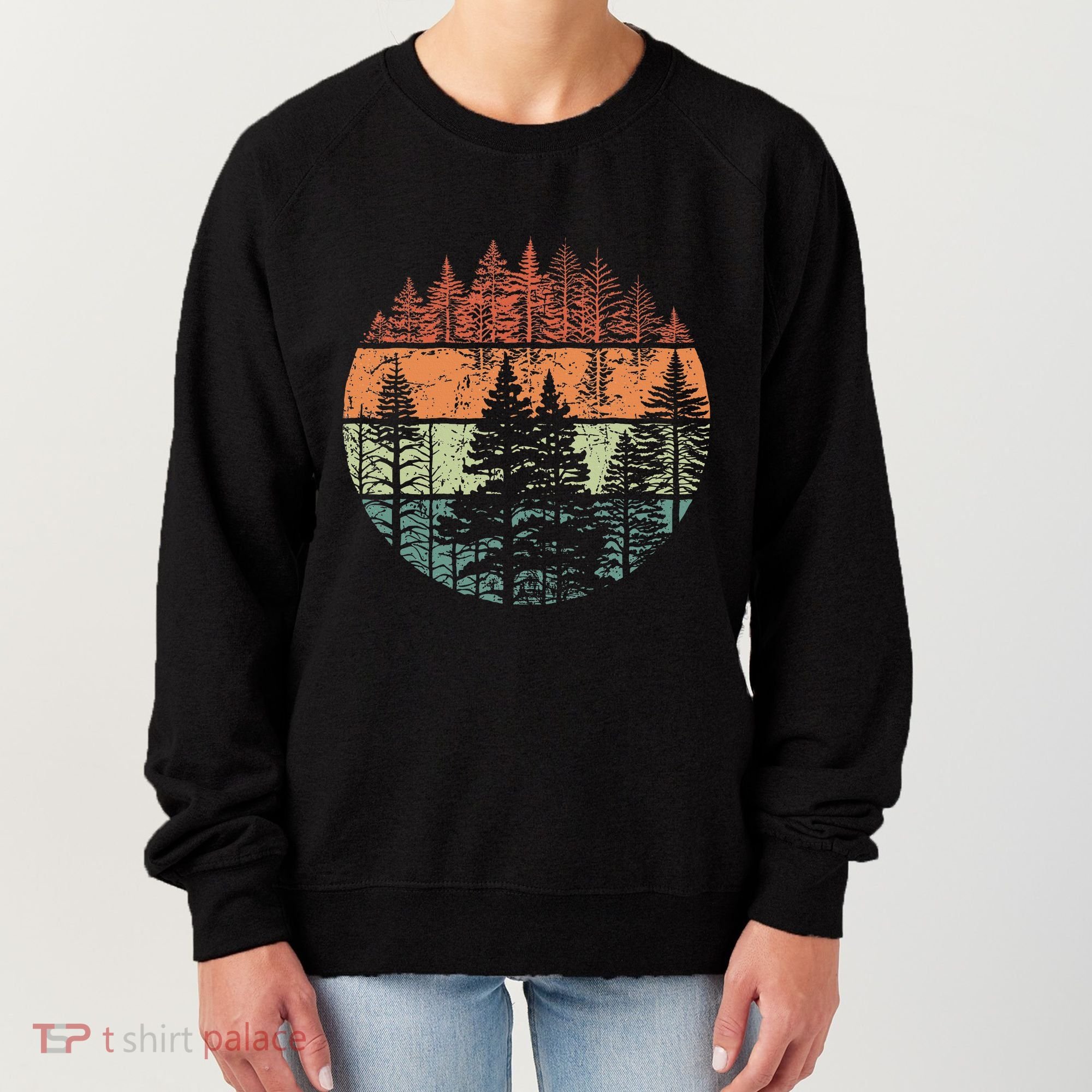 Forest Trees Outdoors Nature Women's Sweatshirt