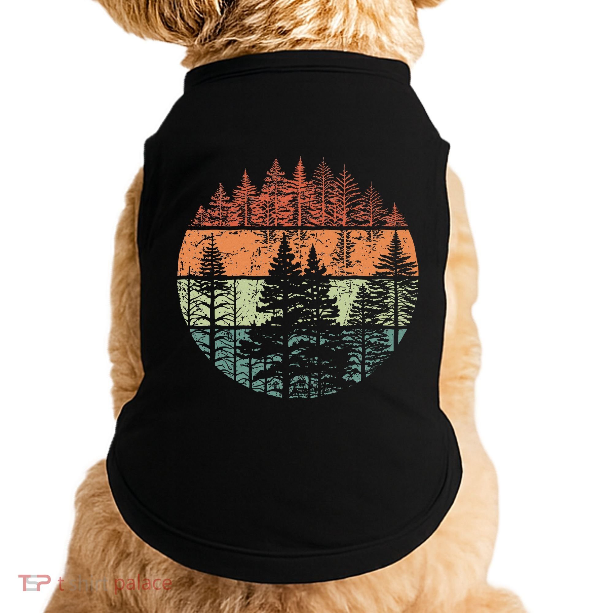 Forest Trees Outdoors Nature Doggie Tank