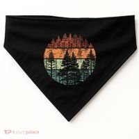 Forest Trees Outdoors Nature USA-Made Doggie Bandana thumb 0